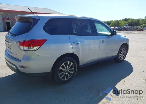 2014 Nissan Pathfinder S z USA, uszkodzony, nr VIN 5N1AR2MM0EC678090